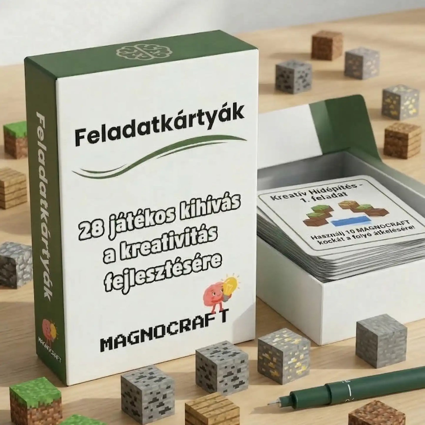 Feladatkártyák - 28 Játékos kihívás a kreativitás fejlesztésére
