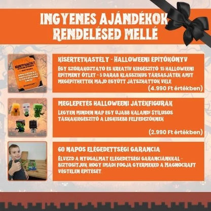 Ingyenes ajándékok a MagnoCraft Halloween rendelés mellé