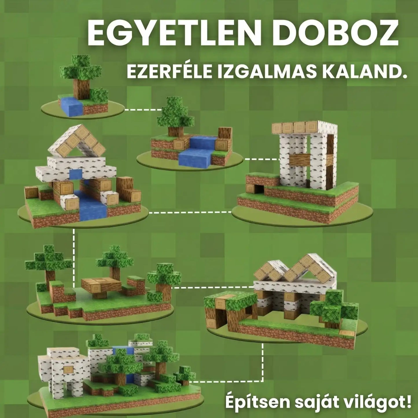 VÍZESÉS - 128 darabos mágneses STEM készségfejlesztő építőkészlet