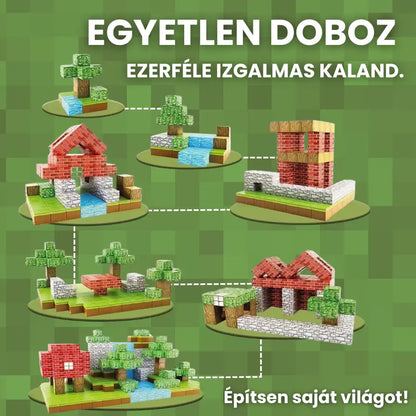MagnoCraft -  STEM Mágneses készségfejlesztő épitőjáték
