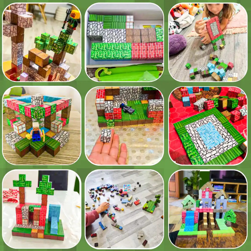 VÍZESÉS - 128 darabos mágneses STEM készségfejlesztő építőkészlet