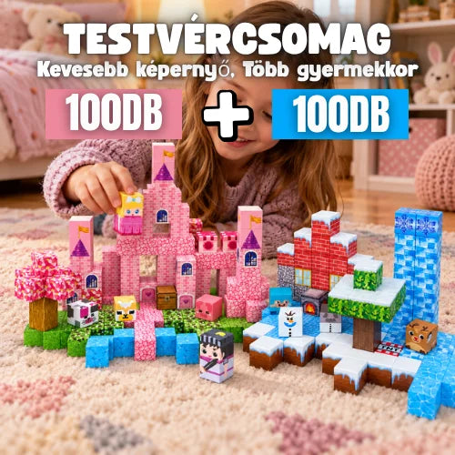 Testvércsomag - Kincses kastély + Fagyott bázis (200 darabos csomag)