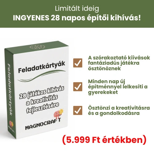 MagnoCraft -  STEM Mágneses készségfejlesztő épitőjáték